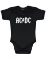 Body Bebé AC/DC Logo White
