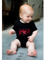 Slayer Baby Romper Logo photoshoot