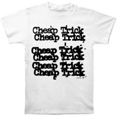 Camiseta para niños de Cheap Trick Stacked Logo White