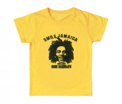 Camiseta Bob Marley Smile Jamaica para niños
