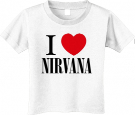Camiseta Nirvana Love para niños