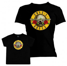 Duo Rockset con camiseta para mamá de Guns 'n Roses y camiseta para Niños de Guns 'n Roses