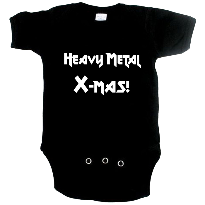 Body Bebé Cool Heavy Metal Christmas