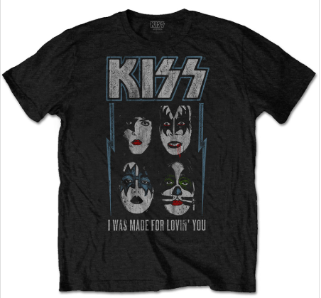 Camiseta Kiss para niños Made For Loving You