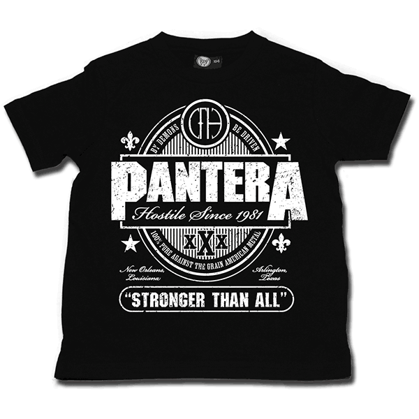 Camiseta Pantera Stronger Than All para niños