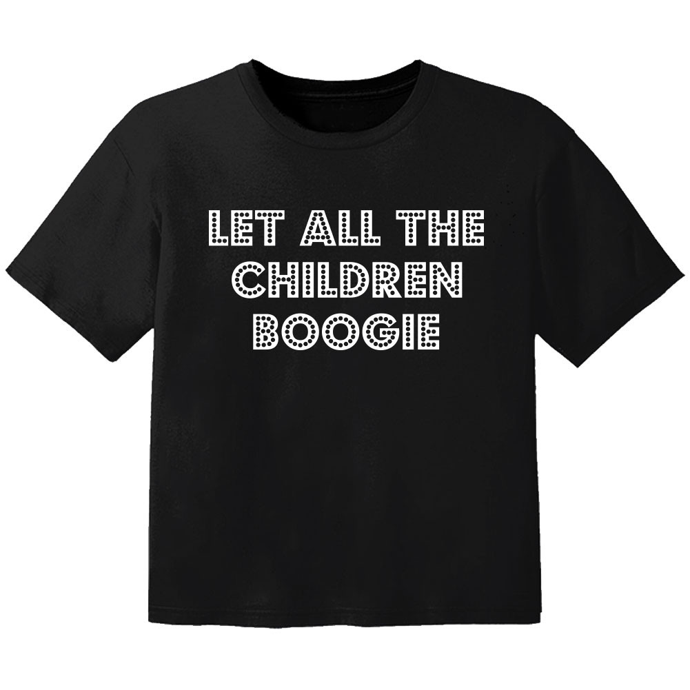 Camiseta Cool para bebé let all the children boogie