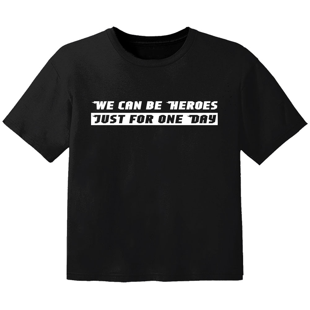 Camiseta Cool para bebé we can be heroes j