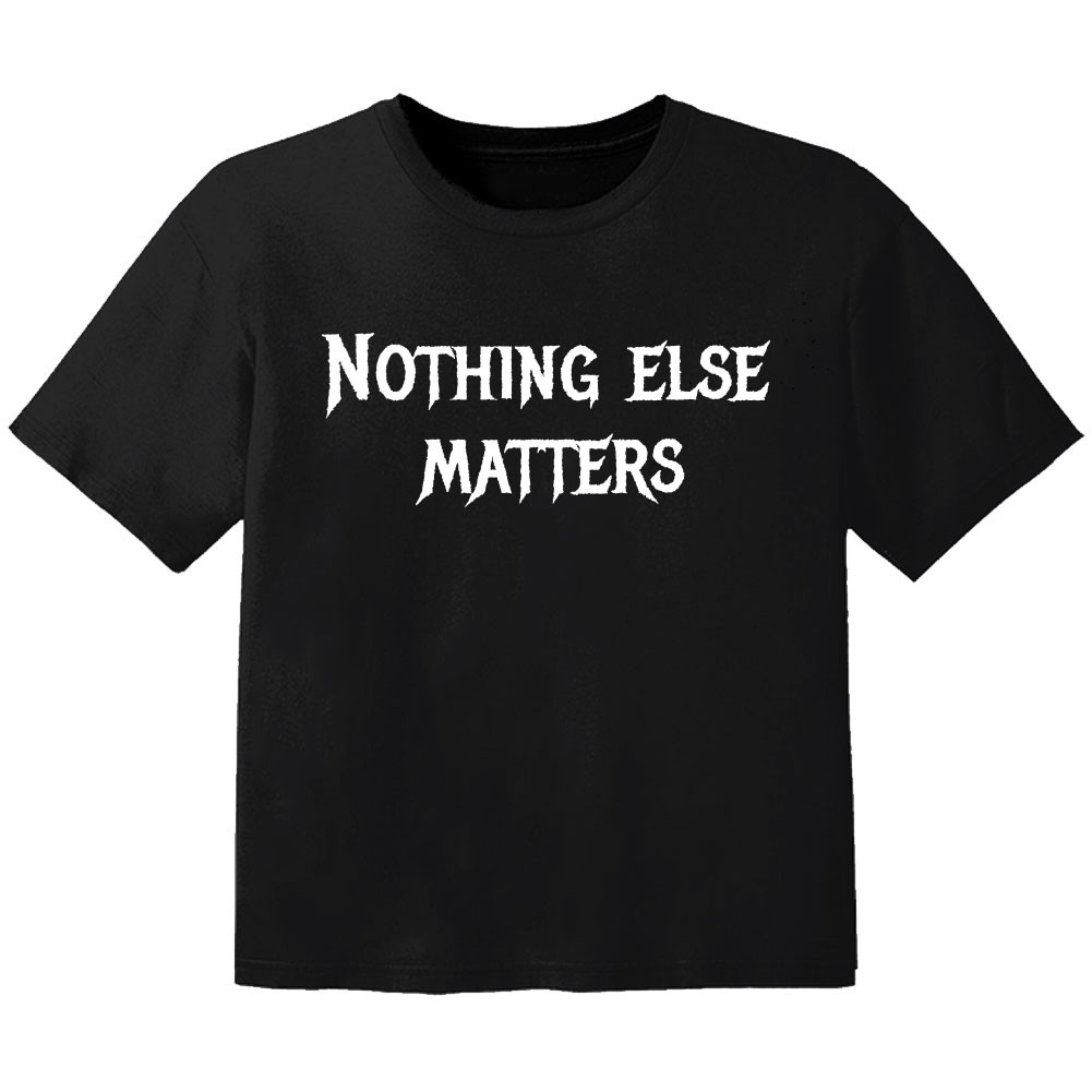 Camiseta Rock para niños nothing else matters