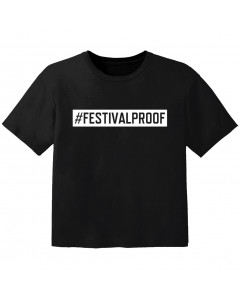 Festival T-shirt para bebé #festivalproof
