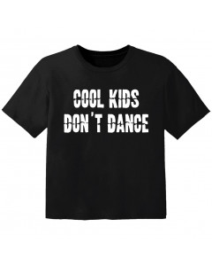 Camiseta Rock para niños cool Kids don't dance