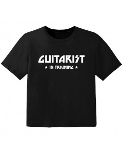 Camiseta Rock para niños guitarist in training