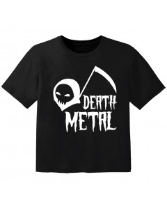 Camiseta Rock para niños death Metal