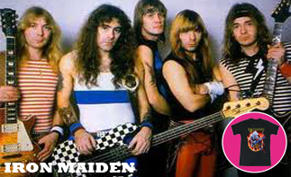 Iron Maiden ropa bebe rock